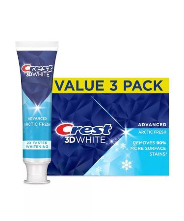 CREST 3D White Advanced Arctic Fresh - Toothpaste 93 G (3 pcs.)