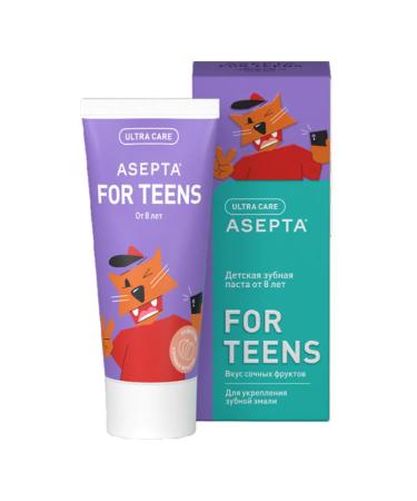 ASEPTA Toothpaste Aseptteens from 8 years 50 ml - Buy Online on GoSupps.com