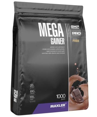 maxler Mega Gainer Heiner for a mass of mass 1000 g chocolate - Buy Online on GoSupps.com