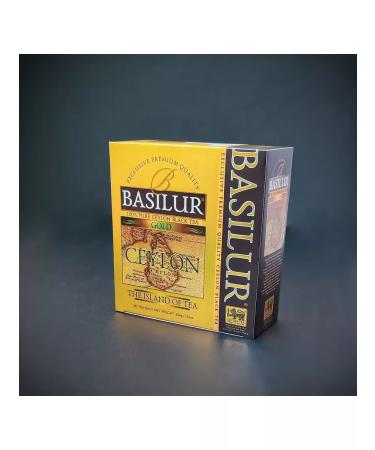 Basilur Black tea Gold Ceylon 100pak 2g Sri Lanka - Buy Online on GoSupps.com