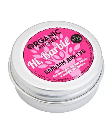 Organic Kitchen Moisturizing lip balms with a shade of Hi Barbie 15 ml