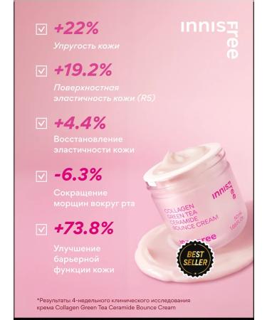 Innisfree Facial cream strengthens with collagen for skin elasticity - Buy Online on GoSupps.com