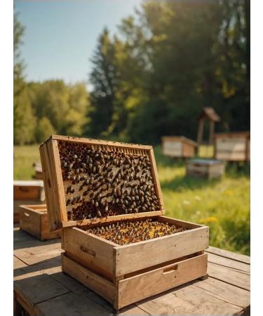 Honest beekeeper Natural buckwheat honey 2024 1 kg - Buy Online on GoSupps.com