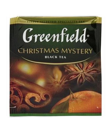 Tea black Greenfield Christmas Mystery 25 bags 10 pieces - Buy Online on GoSupps.com