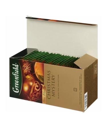 Tea black Greenfield Christmas Mystery 25 bags 10 pieces - Buy Online on GoSupps.com