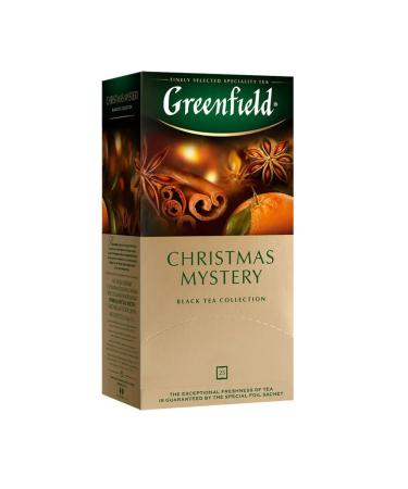 Tea black Greenfield Christmas Mystery 25 bags 6 pieces - Buy Online on GoSupps.com