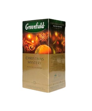 Tea black Greenfield Christmas Mystery 25 bags 6 pieces - Buy Online on GoSupps.com