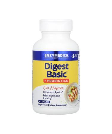 Digest Basic Probiotics Enzyme and Probiotic 90 Capsules - Buy Online on GoSupps.com