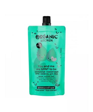 Organic Kitchen Facial scrub natural tonic freshness 100ml