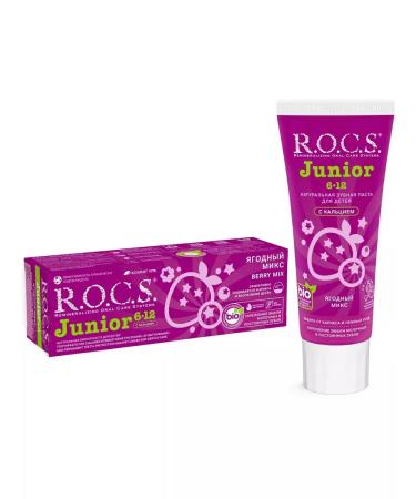 ROCS Berry toothpaste for children - 2pcs - Buy Online on GoSupps.com