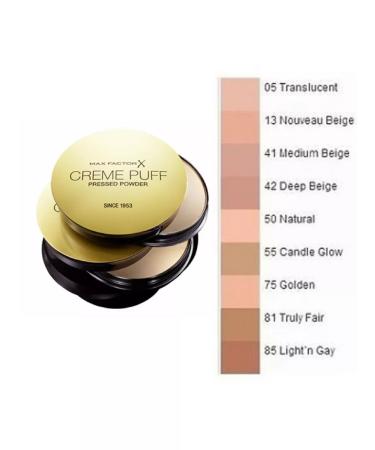 MAX FACTOR Compact powder Creme Puff Powder tone 05 Translucent - Buy Online on GoSupps.com