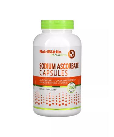 NutriBiotic Sodium Askorbat 250 capsules