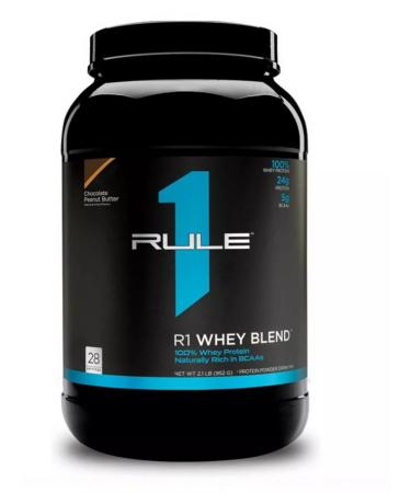 Rule 1 Protein R1 Whey Blend 900 g taste chocolate peanuts
