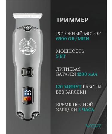VGR Professional machine and trimmer for beard haircuts - Buy Online on GoSupps.com