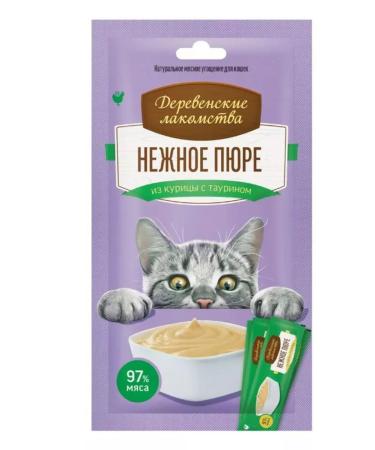 Country delicacies Cotress for cats of chicken puree 40 g