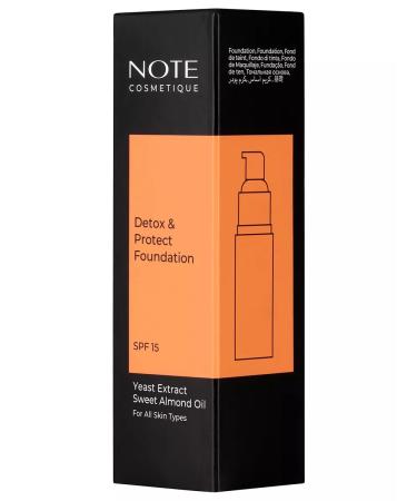 NOTE cosmetique Tonal face cream protective with detox effect tone 100 - Buy Online on GoSupps.com