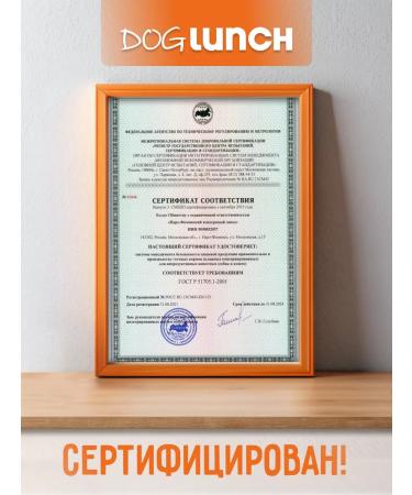 Dog Lunch Beef cream-soufle with a scar 125g (10 pcs) - Buy Online on GoSupps.com