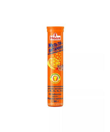 HAAS Multivitamins with a taste of orange 80g - Buy Online on GoSupps.com
