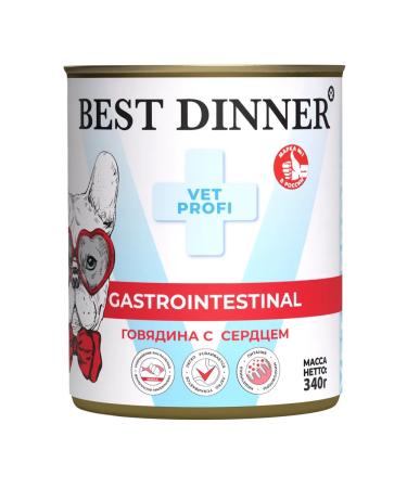 Best dinner Gaster intestinal dog food beef heart 6pcs x 340g - Buy Online on GoSupps.com