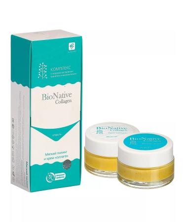Bionative collagen soft peeling 20ml + Cream Collagen 20ml