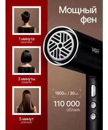 VGR Official Store Powerful Hair Professional Fen - Buy Online on GoSupps.com