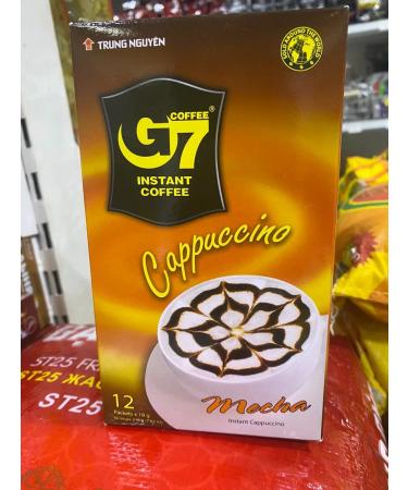 Coffee and drinks G7 Soluble coffee "Cappuccino mocha" 216 g - Buy Online on GoSupps.com