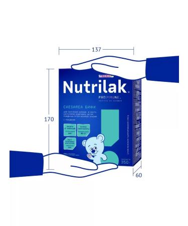 Nutrilak Caesarea Bifi 0+ 350g mixture with bifidobacteria - Buy Online on GoSupps.com