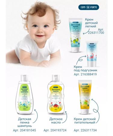 Comfort Children's foam-shampoo for children from the crown to heels 200 ml - Buy Online on GoSupps.com