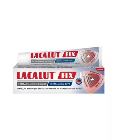 LACALUT Fix cream of prostheses (neutral taste) 70g - Buy Online on GoSupps.com