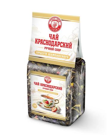 Krasnodar HandPicked Tea 1000g packaging 10 packs of 100 g black spray champagne - Buy Online on GoSupps.com