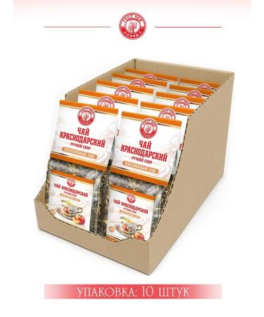 Krasnodar HandPicked Tea 1000g packaging 10 packs 100 g green peach garden
