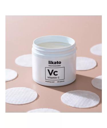 Likato professional Rive Gosch Piling Pads with AH acids and vitamin C - Buy Online on GoSupps.com