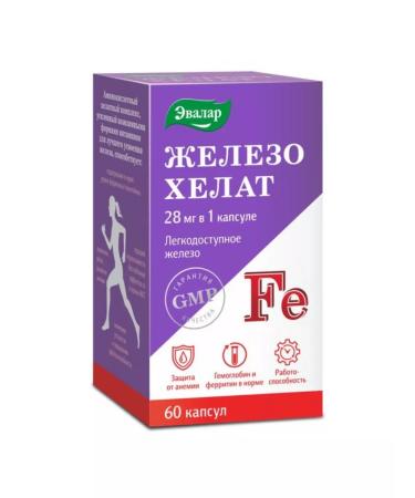 Evalar Iron HEALAT 60pcs - Buy Online on GoSupps.com