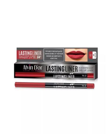 Alvin Dor Lip pencil red waterproof 02 - Buy Online on GoSupps.com