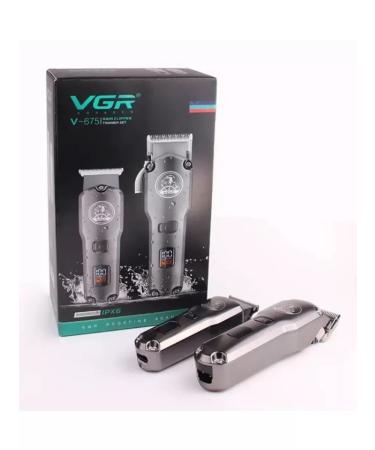 VGR Set machine for haircut + trimmer 2v1 v675 - Buy Online on GoSupps.com