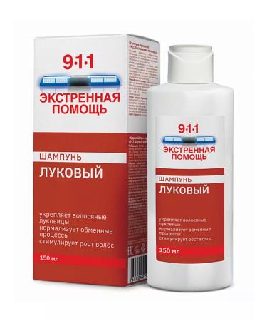 911 Onion shampoo from hair loss and baldness 150ml - Buy Online on GoSupps.com
