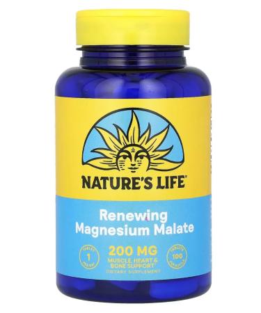 Nature's life Magnesium magnium 1300 mg with apple acid for absorption