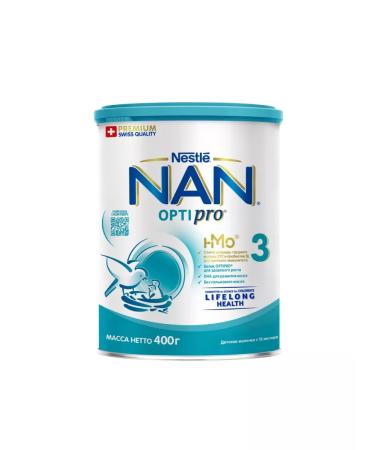 NAN Dry mixture of Nestle Optipro 3 from 12 months 400 g Switzerland