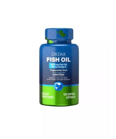 ORZAX Fisher Fish Fish Oil 120 gel capsules