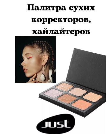 Just make up Palette of dry corrector highlighters