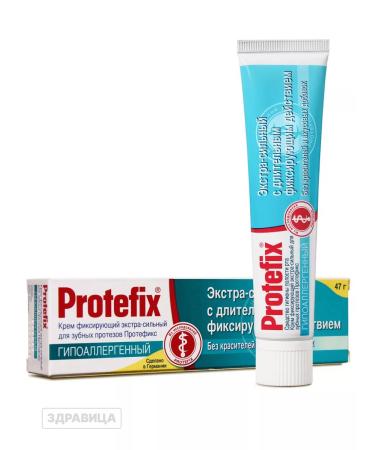 PROTEFIX Cream for fixing dentures hypoallergenic 47g - Buy Online on GoSupps.com