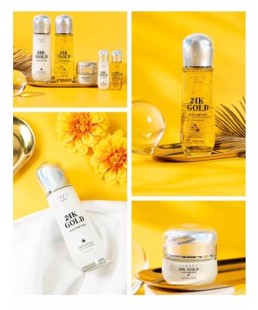 Jigott Signature 24k Gold Skin Care 3Set - Buy Online on GoSupps.com