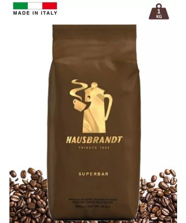 Hausbrandt Coffee in the grains of Superbar 1 kg