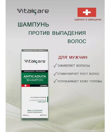 Vitalcare Hair loss shampoo for men 250ml