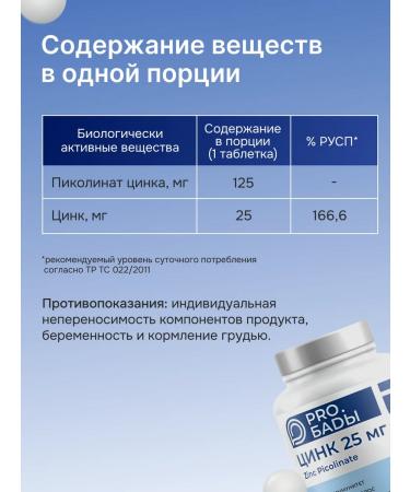 TESTS Picoline zinc 25mg - Buy Online on GoSupps.com