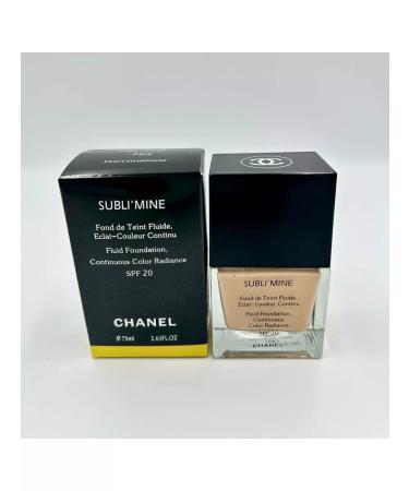 Chanel Sublimine SPF tonal cream 20 tone 104 75 ml - Buy Online on GoSupps.com