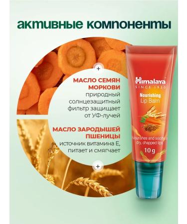 Himalaya Herbals Balm for lip balm with oil sprouts of wheat 10 g - Buy Online on GoSupps.com
