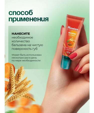 Himalaya Herbals Balm for lip balm with oil sprouts of wheat 10 g - Buy Online on GoSupps.com