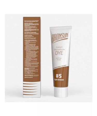 Bronsun Set of paint light brown #5 and eyebrow shampoo - Buy Online on GoSupps.com