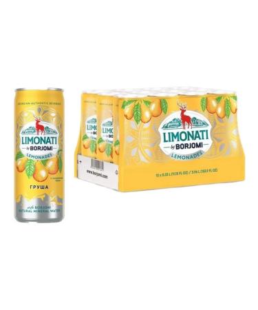 Georgian lemonade Borjomi with a pear taste
